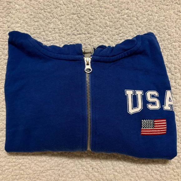 USA Cropped Zip Up - Picture 16 of 16